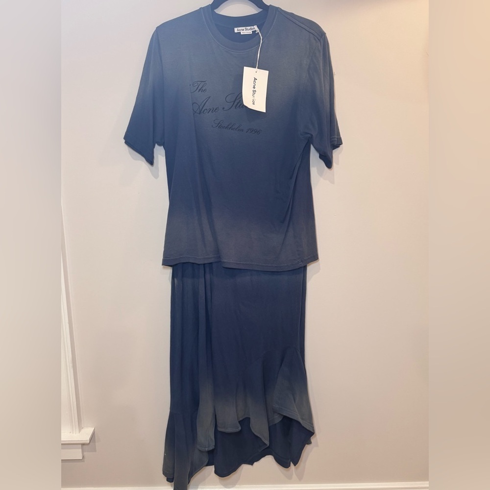 Acne Studios Emiro cotton midi dress size small - Picture 10 of 14